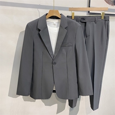2025新款四季通用基础款西装套装休闲西服套装TZ89P105，男装西服，星座1108