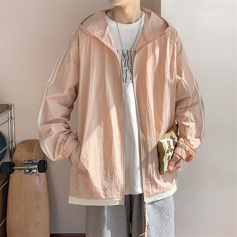 ！2024夏装新款男士休闲防晒服防晒衣潮流A409-1,男装防晒衣,电商A409-1