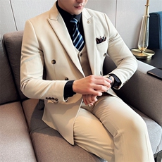2024潮款双排扣时尚潮流新款男士休闲西服2206-P225，男装西服，星座311B