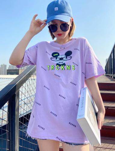 夏季满印钉珠T，女装，NOUSWEETY 诺小姐衣橱