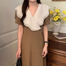 夏季韩范连衣裙2022，女装连衣裙，贻思茗