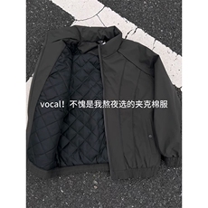 现货美式休闲加厚雪山棉衣夹克外套立领纯色三防户外工装棉服，男装夹克，电商A486