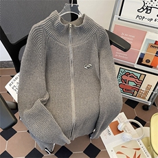 美式复古秋冬鹿毛绒开衫毛衣M5202P52，男装针织衫/毛衣，星座1116-2