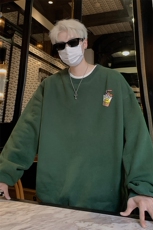！圆领卫衣男装港风长袖T恤男外套男WY251-特P23，男装T恤，电商B367