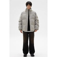 潮2025冬季情侣美式胶标纹理感棉服宽松棉衣裂纹设计棉服外套潮，男装棉衣，星座1210-1