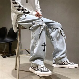 潮流春季牛仔裤男牛仔长裤N1993P45图片