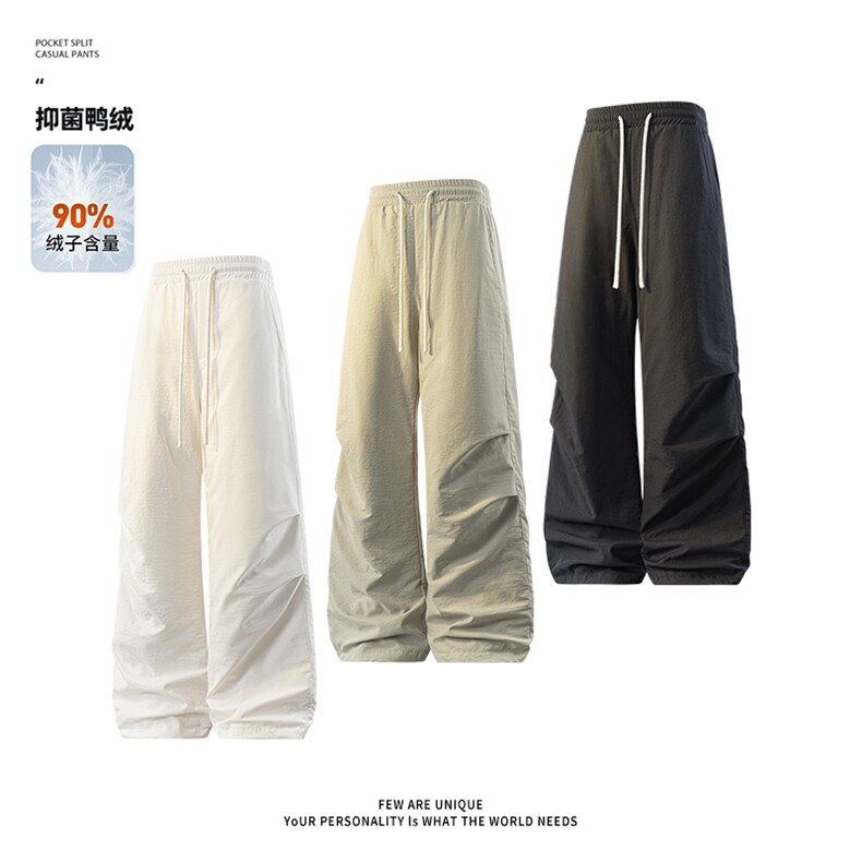 羽绒裤户外保暖滑雪裤冬季美式防寒加厚休闲裤5D2131-TP95188，男装棉裤，电商A102