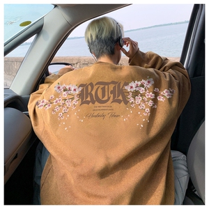 重磅水洗做旧圆领卫衣力推大码男美式XZ517A-3-ZH2703-P58图片