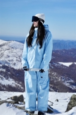 24冬新防风防水两件套滑雪服套装情侣款中性风保暖外套TZ033-P220，男装休闲套装，电商A001-1