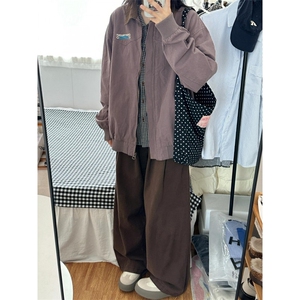 【有货】cleanfit紫色底特律外套男高级感工装夹克8158LL-特P65图片