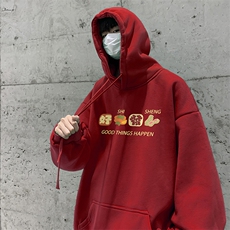量大优可提供视频2024春新美式连帽卫衣D223A-WY23139-P35，男装卫衣，电商019-1