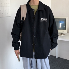 春秋季ins港风痞帅炸街外套男士韩版青少年个性印花夹克W594-P45，男装夹克，星座512-2