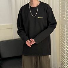 现货-2025立秋新款圆领套头卫衣男潮牌重磅长袖A351-AT2513-P50，男装卫衣，电商A351