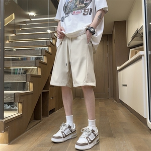 GENIOLAMODE冰丝速干美式运动工装短裤子男士夏季薄款宽松休闲裤图片