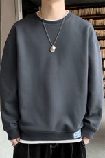 【新品】6955-P402026年春季新款圆领卫衣男休闲宽松百搭上衣，男装卫衣，星座1206-1（原A206-1）