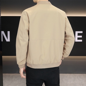 夹克男棒球领外套高品质型男商务休闲百搭青年夹克外套N9816-P120图片