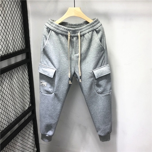 冬季加绒加厚工装运动休闲卫裤精品青年百搭休闲裤 B230 P3款图片