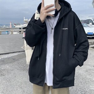 2024秋冬潮流运动开衫连帽卫衣XW190：特批35,男装卫衣,星座718-1