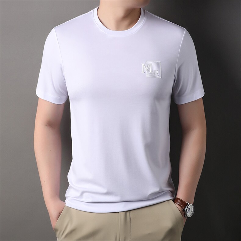 夏季清凉透气休闲时尚圆领短袖青年百搭T恤上衣HP9709-P65,男装T恤,星座1105-3