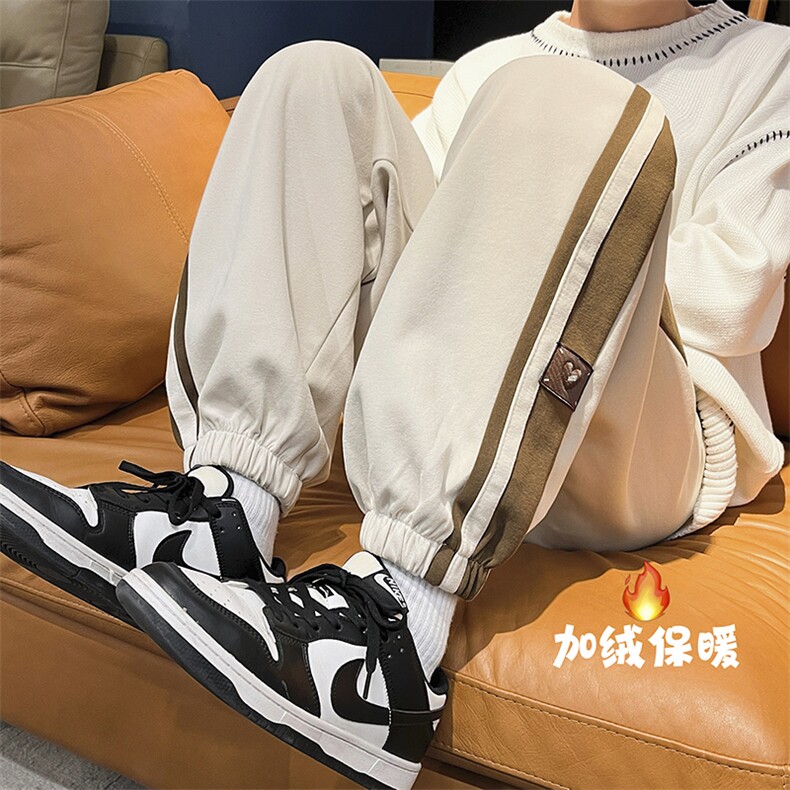 秋冬加绒加厚运动休闲卫裤712-KK370P60,男装休闲裤,星座712