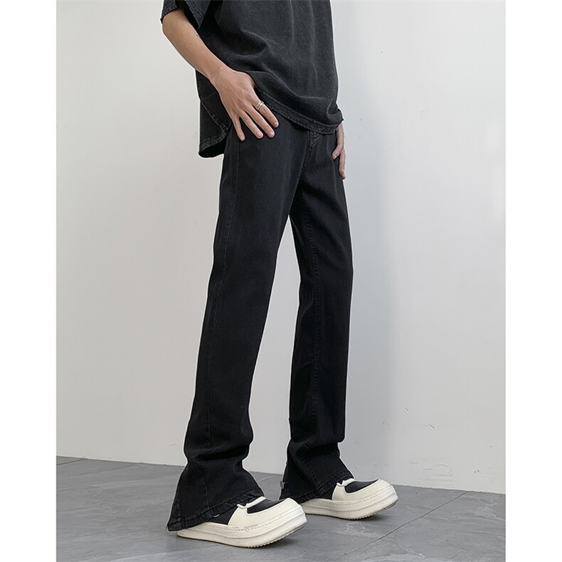 现货！加大码弹力排扣牛仔裤泥黄纯色长裤310A-2BK330P60控78,男装牛仔裤,星座310A-2