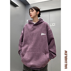 麂皮绒连帽卫衣直播品质重磅400克小波浪印花JL7150-P45控78，男装卫衣，星座508（原C305）