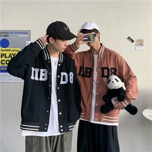 新款外套男春秋韩版ins潮流情侣装男士夹克宽松棒球服WT814-p50图片