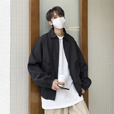 夹克男士韩版潮流宽松帅气百搭高街2024秋冬新款ins外套W6151-P55，男装夹克，星座412-3
