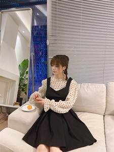 春装新款两件套连衣裙图片