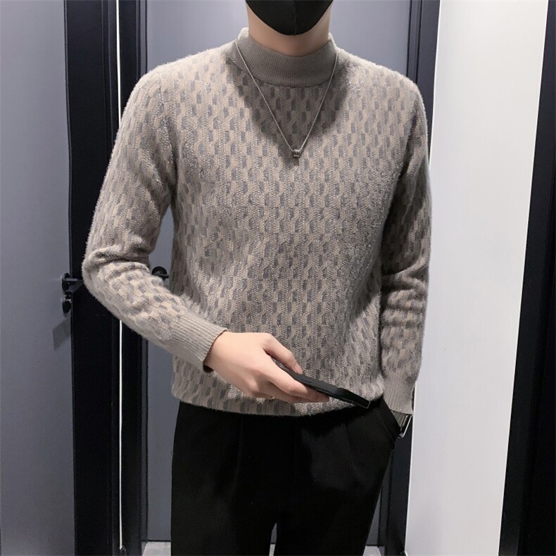 B340M96249p78108无头风店主风加厚毛衣男冬款,男装针织衫/毛衣,电商B340