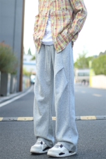 A429-K134-特批40现货秋冬季百搭休闲裤褶皱设计卫裤，男装休闲裤，电商A429