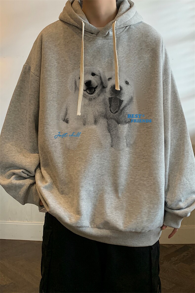 连帽卫衣男大码胖子帽衫大号运动服WY2455-P35,男装卫衣,电商A040