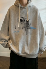 连帽卫衣男大码胖子帽衫大号运动服WY2455-P35，男装卫衣，电商A040