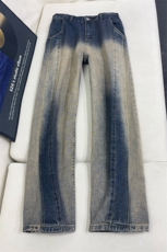 龙叨叨同款美式ins高街宽松直筒个性牛仔裤LK25429-特P48控88，男装牛仔裤，电商B221