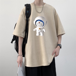 NASA叮当猫麂皮绒短袖t恤男大码半袖男 JD82233-P25图片