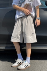 2025夏季新款潮牌电脑刺绣休闲短裤男宽松运动五分裤2566特批21，男装牛仔裤，电商C305A