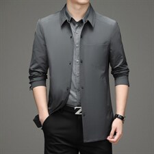 YY-A6629928男士2023年春季新款长袖外套休闲青年中长款风衣P198，男装风衣，电商B212（原钱塘6029）