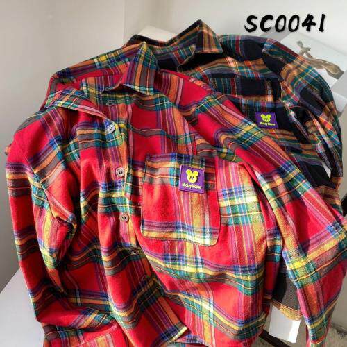 2021年春季格子衬衫新品，女装衬衫，尚映