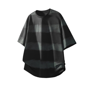 2025 夏季新款 港风外景大码冰丝圆领短袖T恤M-5X HT25437-特P25图片