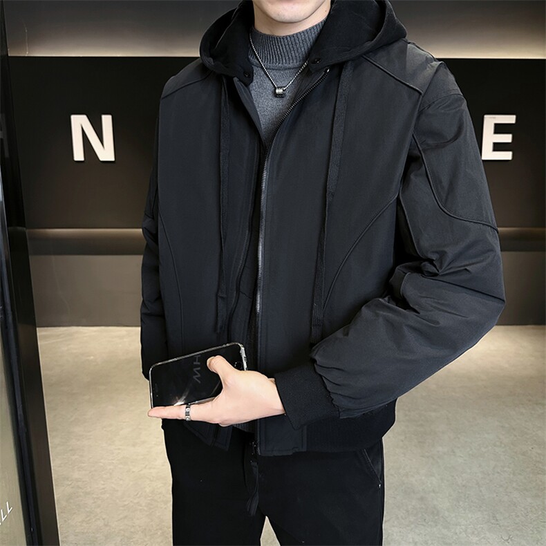 冬季店主羽绒服简约时尚保暖品质数据款简约外套男8666-P195，男装羽绒服，电商D327