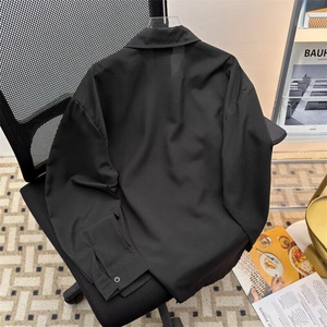 W380-P45 春季新款高街双拉链衬衫长袖上衣图片