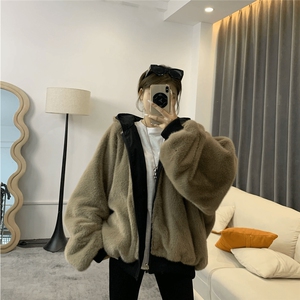 【升级款】加绒座山雕双面穿连帽派克棉服外套棉衣5186-P110网图图片