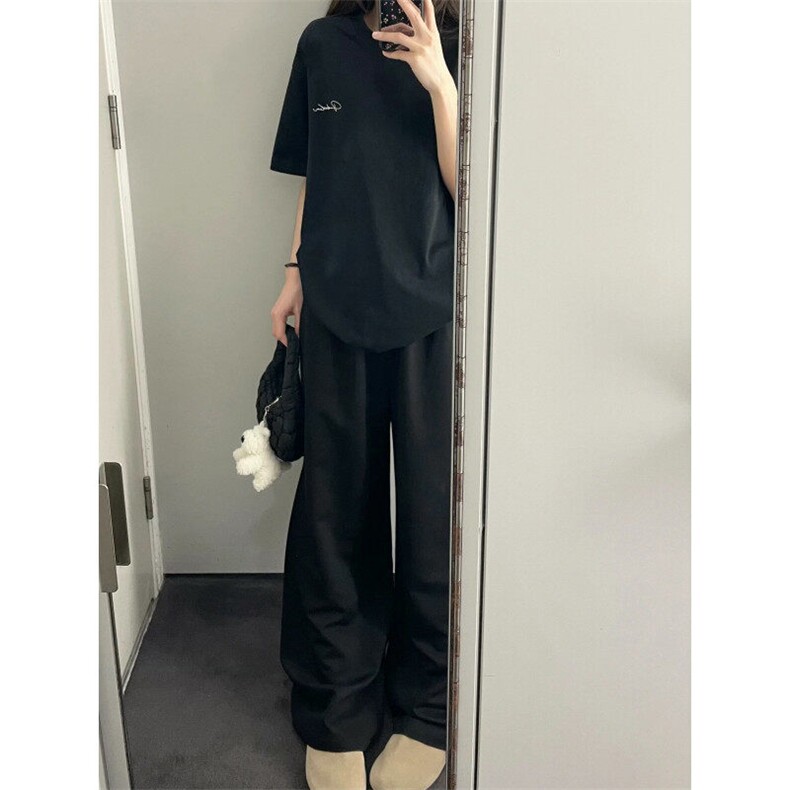 宽松休闲裤显高百搭直筒简约慵懒卫裤JHTP01：17：39，男装休闲裤，星座718-1