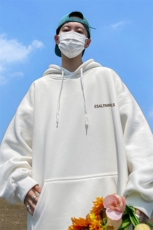 ！秋季重磅宽松大码港风esa印花连帽卫衣LW108-特p35，男装卫衣，星座508（原C305）