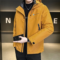 26013-L-4XL-P225-标50绒三合一可拆卸内胆店主风印花羽绒服男，男装羽绒服，电商B255