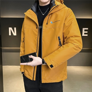 26013-L-4XL-P225-标50绒三合一可拆卸内胆店主风印花羽绒服男,三五好友小个子穿搭图片