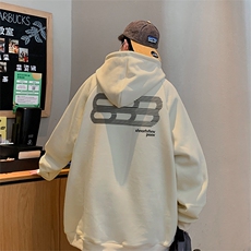 已注册港风华棉得物抖音直播高品质宽松男休闲连帽卫衣W5221P40，男装卫衣，电商C408-1(原B339-1)