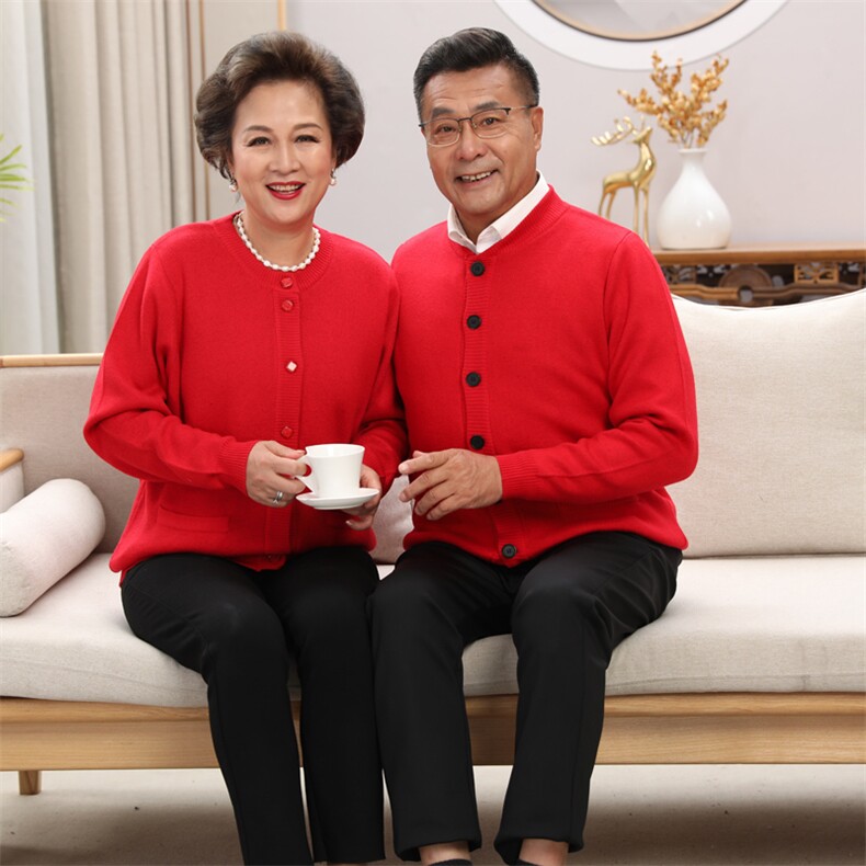 2026年秋季时尚百搭通勤简约休闲刺绣马净面情侣兜绒,针织衫/毛衣,亚东羊绒制品