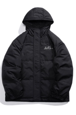 新款平铺标白鸭绒字母印花连帽羽绒服A247-YR21302特批175控258，商品下架区，电商A247-1