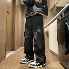 冬季机能拉链褶皱设计冲锋裤K23549-P50控68加绒K23549JR-P60控78，男装休闲裤，电商B315